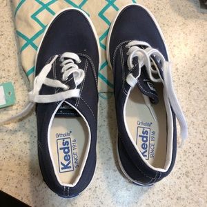 Keds, navy blue, 6.5, brand new